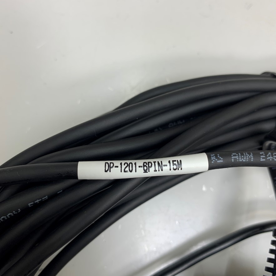 Adapter Original 12V 1.5A 18W LOADUS WQ-1812 Connector Size Hirose HR10A-7P-6S(73) 6 Pin Female Dài 15M 50ft DP-1201-6PIN-15M For Basler Industrial Camera