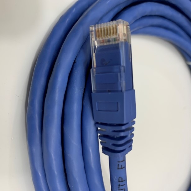Dây Nhẩy Chuẩn Công Nghiệp DATWYLER UTP CAT6 Gigabit Snagless PVC FR 24AWG Industrial Ethernet RJ45 Network Patch Cord Straight Through Cable Blue Length 5M