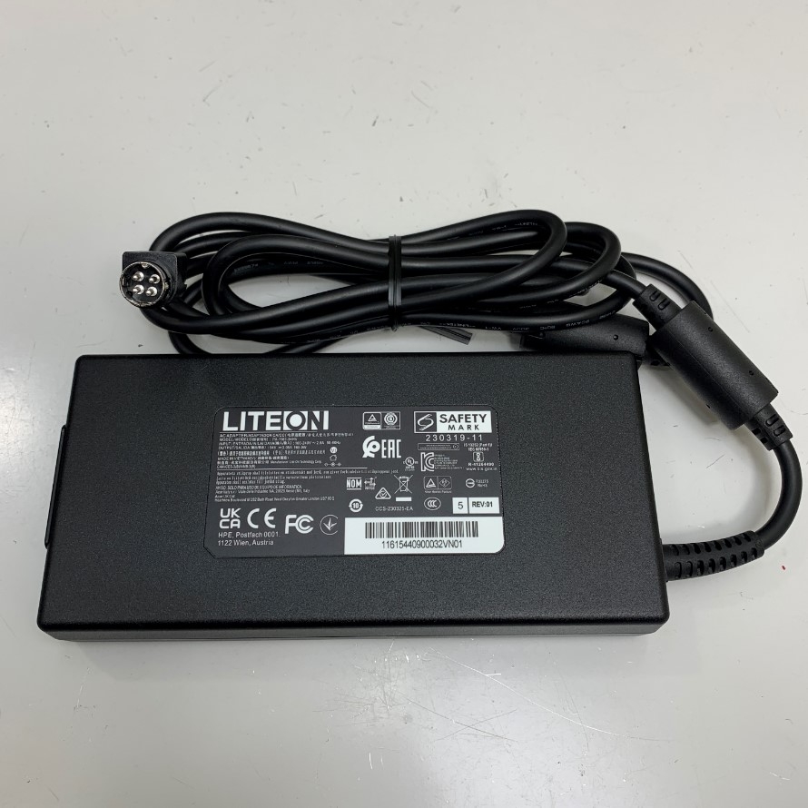 Adapter 54V 3.05A 165W LITEON PA-1161-54 Connector Tip Size 4 Pin Mini Din 10mm Plug For For Cisco SG300-10 10 Port Gigabit POE Managed Switch