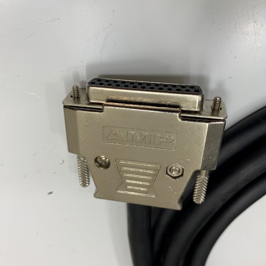 Cáp DB25 Male to DB25 Female Serial Shielded Cable Dài 3M 10ft AMP Metal Shell Connector For Máy Khắc Laser 3 Axis CO2 Laser Marker Controller ML-Z 9500,  Ytterbium Fiber CO2 UV Laser Source Laser