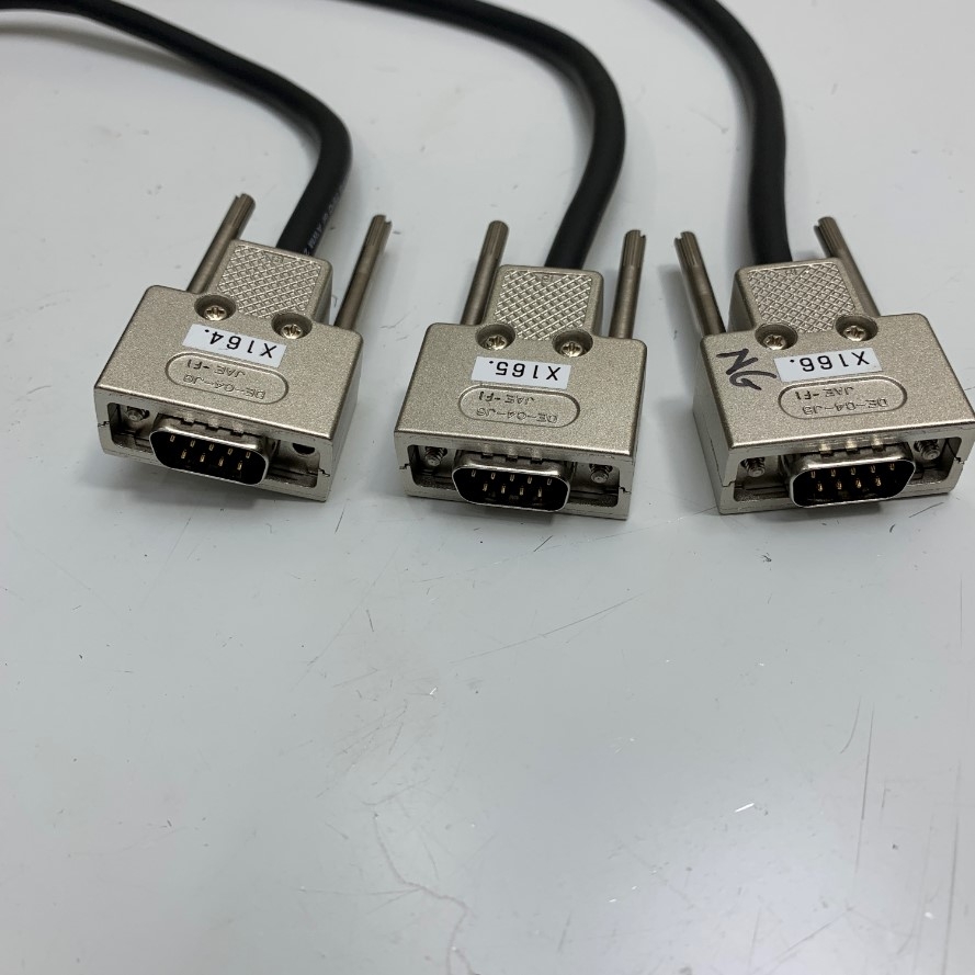 Cáp Điều Khiển Splitter Y Cable DB15 D-Sub 2 Rows Male to 3 Port DB9 Male Serial Adapter Connector JAE Electronics Dài 0.5M/0.7M/0.8M For Industrial Splitter Cable