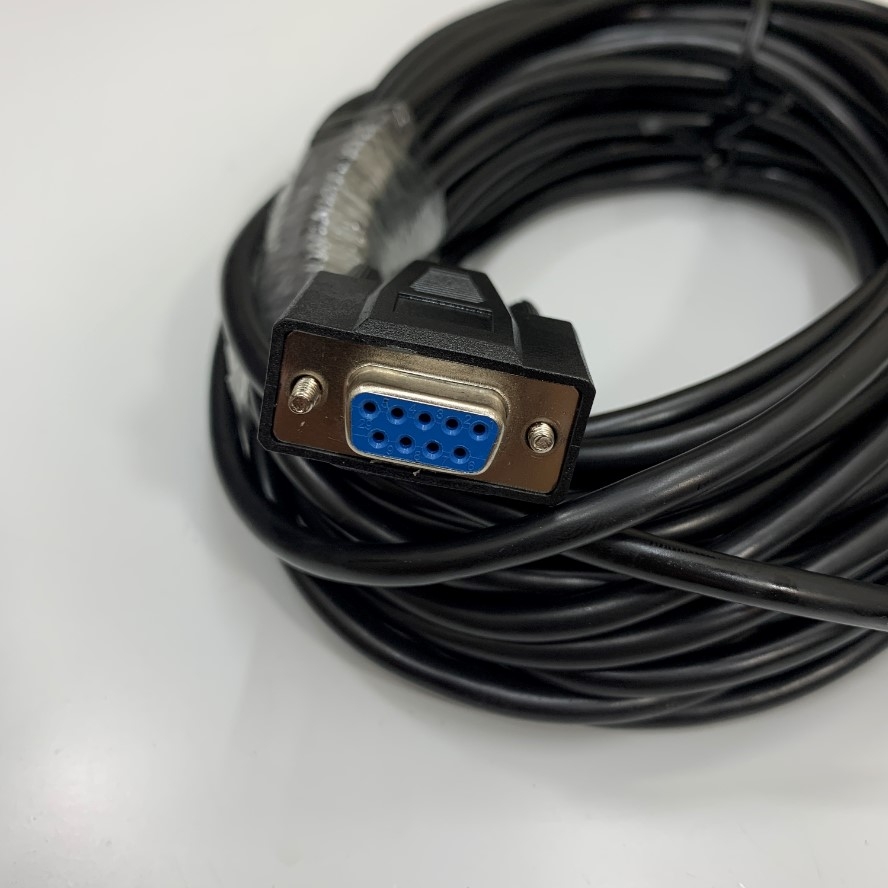 Cáp Lập Trình RS-485 Communication Cable DB9 Male to Female Shielded 30Ft Dài 10M For PLC Siemens S7-200 Smart CPU and Màn Hình MCGS TPC1021Nt HMI Touch Panel