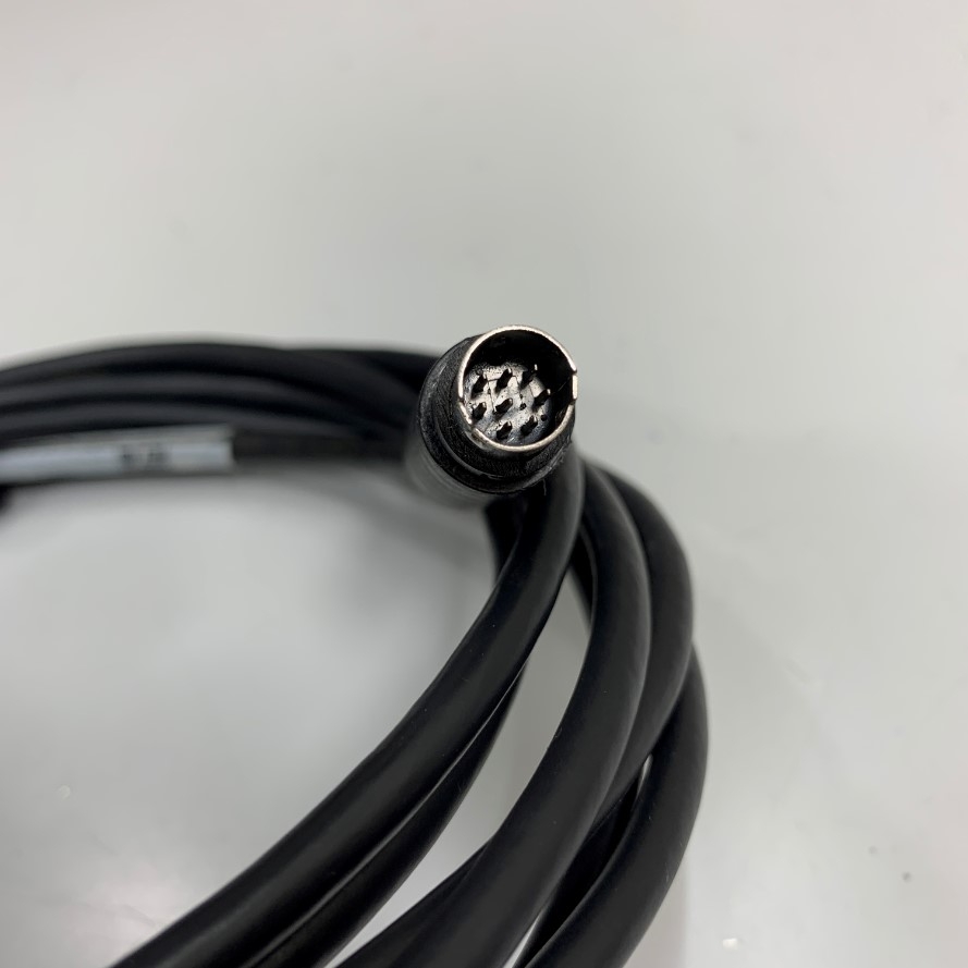 Cáp Lập Trình 3M 10ft Mitsubishi PLC Melsec FX Series With HMI Weintek MT8072iP Programming Cable RS-422 Connector MD8M to DB9 Male Cable Shielded Molex E116273 28AWG 80°C