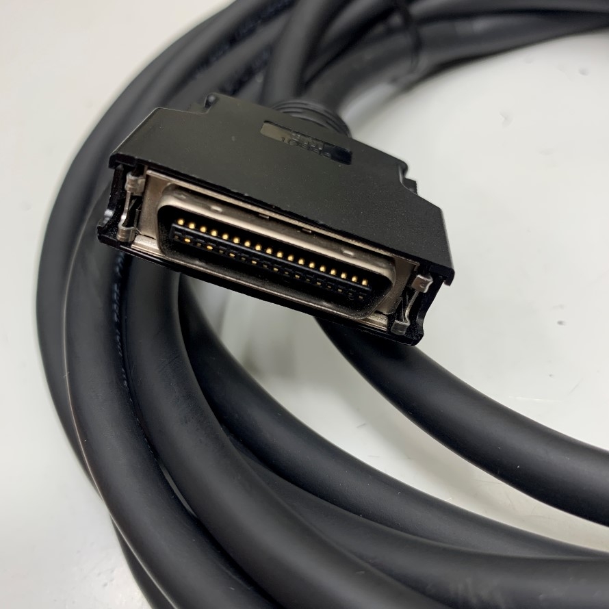 Cáp C36-2TS Dài 4M 13.3ft Servo Cable Shielded 3M 10336 Connector MDR 36 Pin Male to Male With Latch Clip For Ajinextek AXT Control Card witch Terminal Block