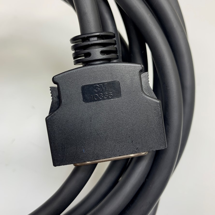 Cáp C36-2TS Dài 4M 13.3ft Servo Cable Shielded 3M 10336 Connector MDR 36 Pin Male to Male With Latch Clip For Ajinextek AXT Control Card witch Terminal Block