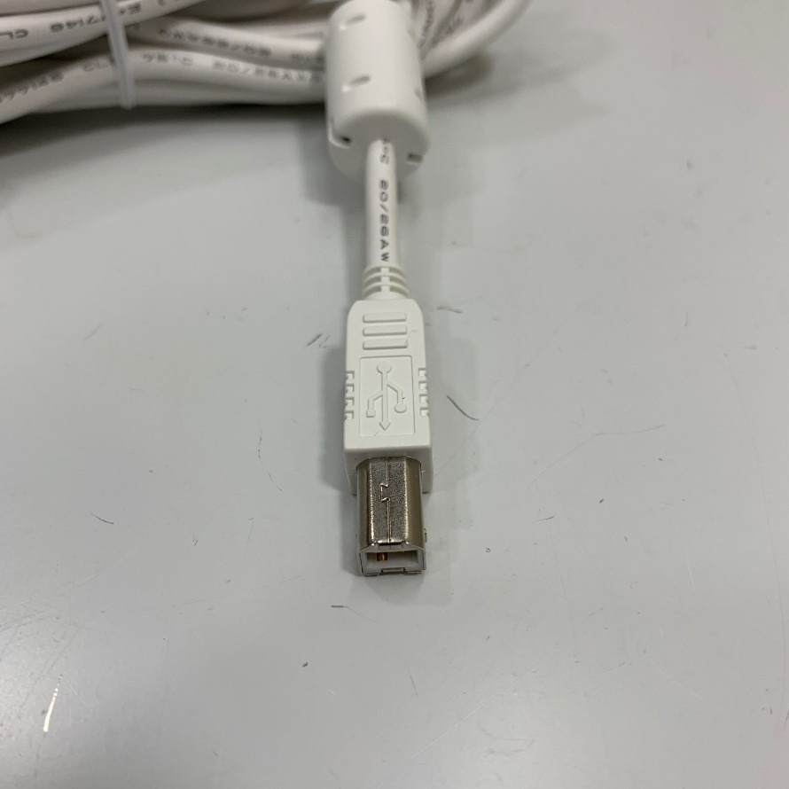 Cáp 5M 17ft IF-A22 Cable USB 2.0 Type A to B Male Shielded 480Mbps White For Máy Đo Màu Quang Phổ CM-3600/CM-3610A Konica Minolta Color Light Instrument to Computer