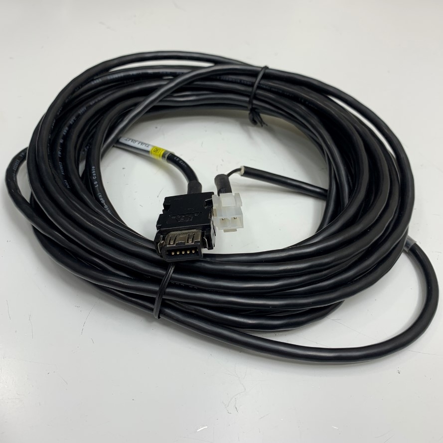 Cáp Điều Khiển THM 8MT Dài 8M 26ft Cable SM-10P 10 Pin to Molex 2 Pin Female Cable E52853 2C x 20AWG (0.5SQ) For Heidenhain Servo Motor Encoder