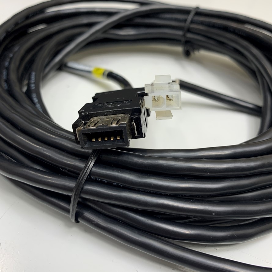 Cáp Điều Khiển THM 8MT Dài 8M 26ft Cable SM-10P 10 Pin to Molex 2 Pin Female Cable E52853 2C x 20AWG (0.5SQ) For Heidenhain Servo Motor Encoder