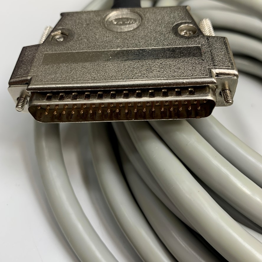 Cáp 9M 30ft Extension Serial D-Sub DB37 Male to DB37 Female 45 Degree with Metal Shell Twisted Pair High Flex Cable STYLE 2464 24AWG 80°C 300V For Hệ Thống Máy Xạ Trị Ung Thư OCTAVIUS 4D PTW