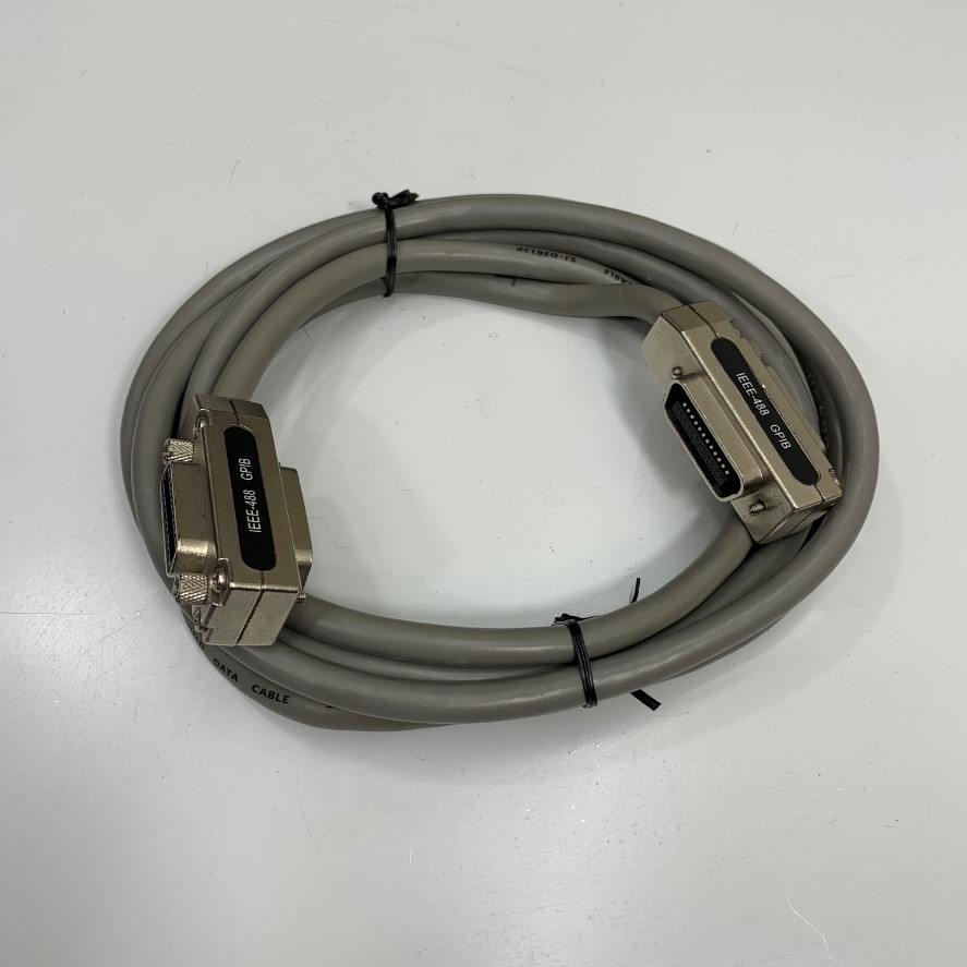 Cáp SUNG JIN IEEE 488 GPIB CN24 Pin Male to Female Cable Dài 3M 10ft in Korea For GPIB Instrument PCI/GPIB or PCIe/GPIB Card and LAN/GPIB/USB