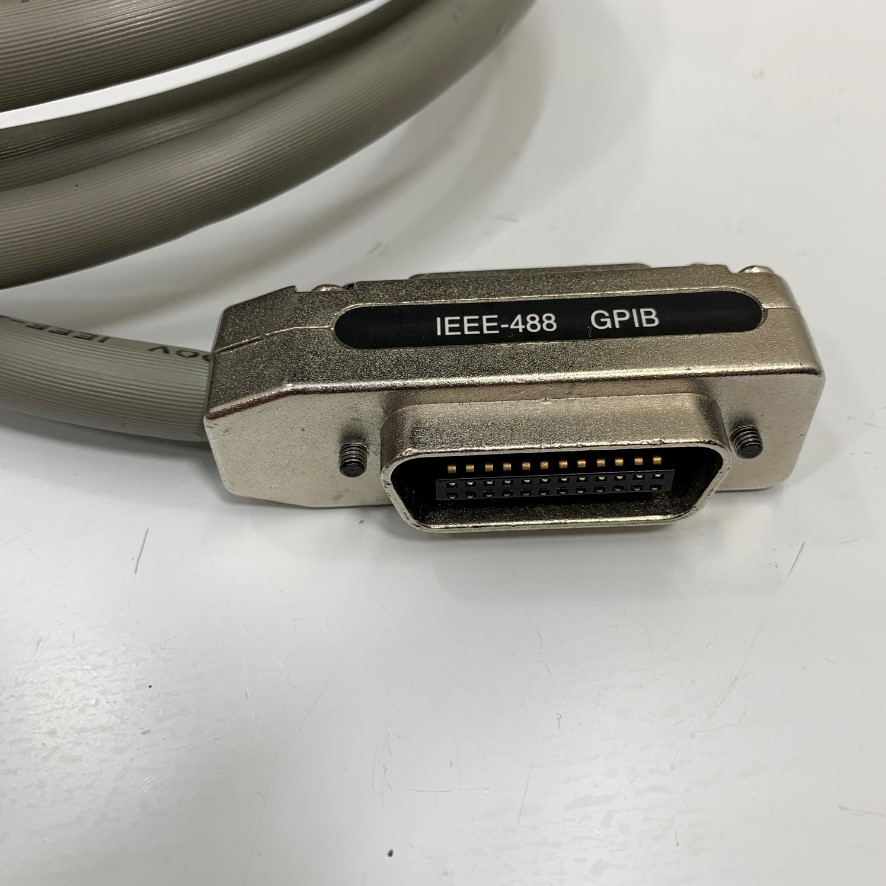 Cáp LIAN KEXUN E306534 Industrial IEEE 488 GPIB CN24 Pin Male to Female Cable Dài 1.9M 6.3ft in China For GPIB Instrument PCI/GPIB or PCIe/GPIB Card and LAN/GPIB/USB