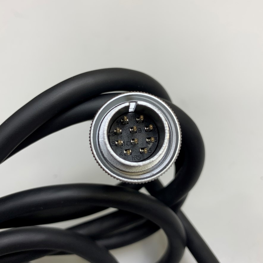 Dây Cáp Tô Vít Cho Máy Tự Động Driver Cord For Automated Machines BLF7-0612-VI HIOS Cable Hirose Circular Connector 10 Pin Male to Male Dài 3M 10ft