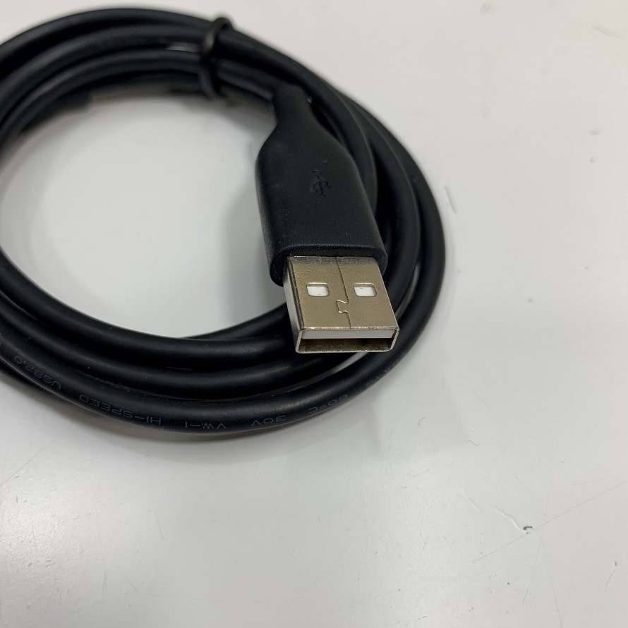 Cáp 1.3M 4.3ft USB Interface Cable USB 2.0 Type A to Mini USB 5 Pin Shielded 480Mbps For Máy Kiểm Kho ATID AT880/AT911N/ AT288N Handheld UHF RFID Reader