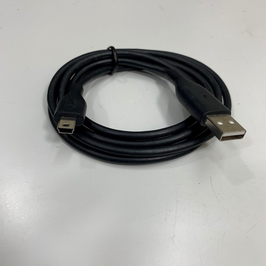 Cáp 1.3M 4.3ft USB Interface Cable USB 2.0 Type A to Mini USB 5 Pin Shielded 480Mbps For Máy Kiểm Kho ATID AT880/AT911N/ AT288N Handheld UHF RFID Reader