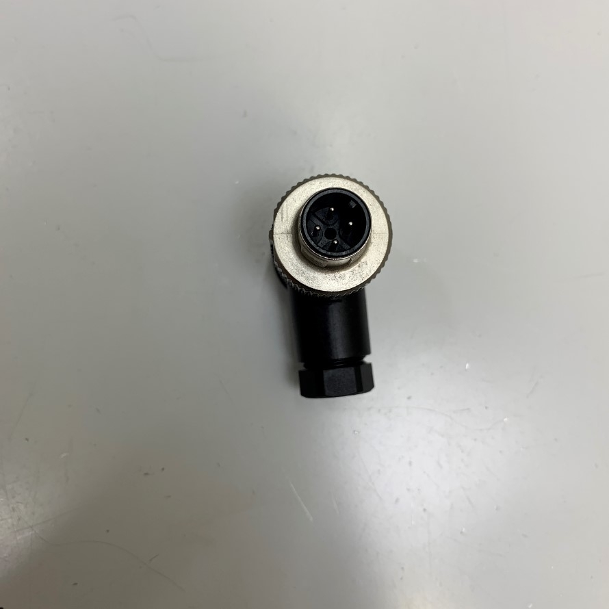 Đầu Jack Metabee Connector M12 A-Coded 4 Pin Male Right Angle Nickel Plated Screw Terminal Straight For Circular Industrial M12 Connector