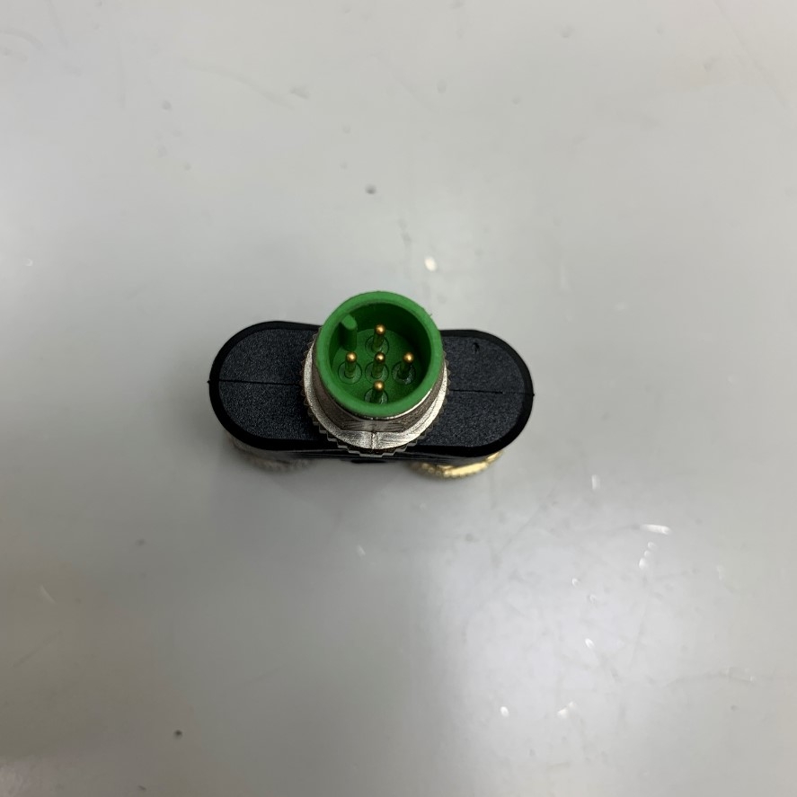 Đầu Jack T-Coupler 7000-41121 Murrelektronik Connector M12 A-Code 5 Pin Male to 2x M12 5 Pin Female