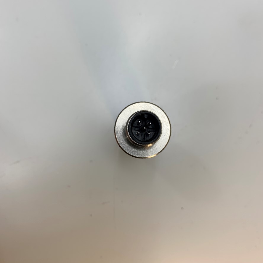 Renhotec Jack Connector M12 5 Pin Male A-Coded Nickel Plated Screw Terminal Straight For Circular Industrial M12 Connector