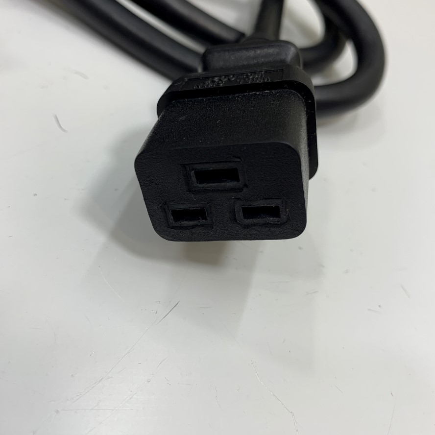 Dây Nguồn Server IBM HP Well Shin WS001I-WS-002F AC Power Cord NEMA 5-20P to IEC60320 C19 12AWG 16A 125V 3x2.08mm² Length 2.1M