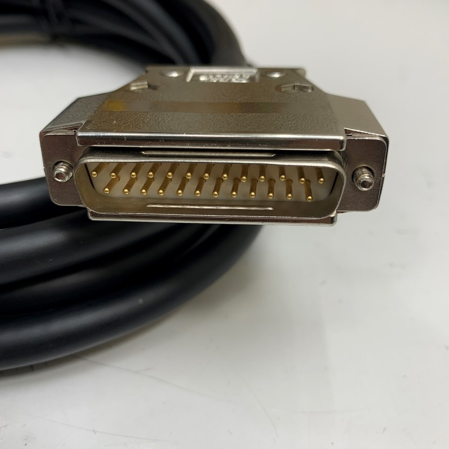 Cáp 2M 6.5ft Cable DB25 Male to Female D-Sub 25 Ways Metal Shell Connector For TDE Macno Servo Drive