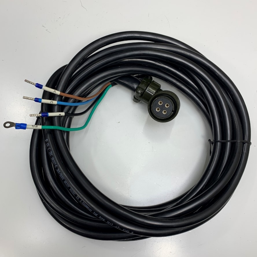 Cáp APCS-PN05HSX1-AD Dài 3M 10ft Power Cable AC Servo Drive LS Electric L7 Series witch All Models of APM-SE and APM-HE Series LS Electric Servo Motor