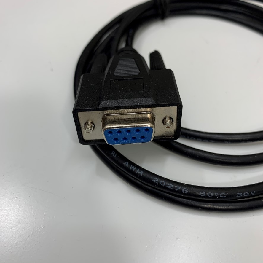 Cáp RS-232 Cable UPCB-02 Interface 3.5mm Audio Jack 2 Lever to DB9 Female Communication Serial Data Dài 1M For Máy Đo Từ Trường CO2 METER