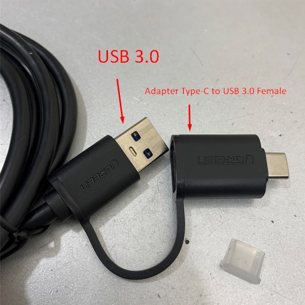 Bộ Chia Cổng 4 Port Hup USB 3.0 Có Sạc Đi Kèm UGREEN 40850 For Thiết Bị Hội Nghị Truyền Hình Camera Printer Scanner Hard Drive