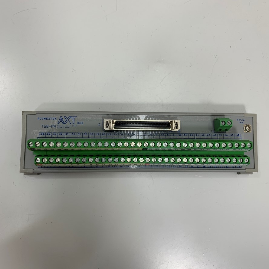 Cầu Đấu AJINEXTEK ATX T68-PR Terminal Block With Cable SCSI MDR Connector 68 Pin Male to Male Dài 3M 10ft