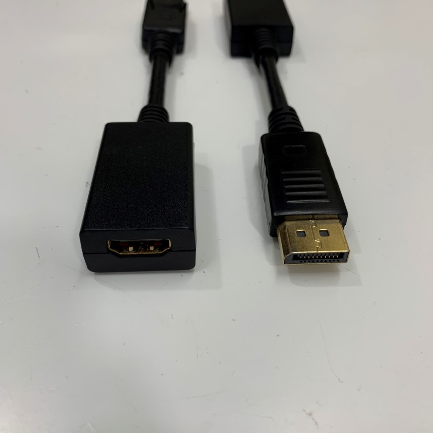 Cáp OEM DisplayPort to HDMI Female Adapter DP to HDMI 4K Resolution Converter Length 13Cm