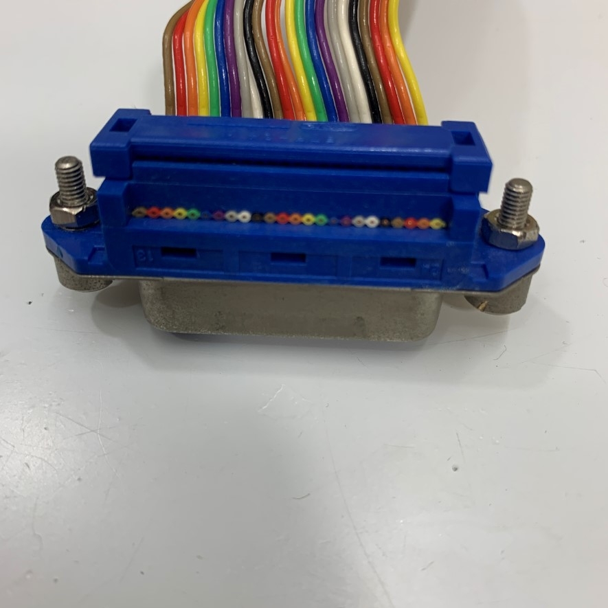 Jack GPIB 24 Pin Female DDK 57F-24 Centronics IEEE488 Connector IDC Crimping Type with Wire Clip 57F-24 GPIB IDC Connector