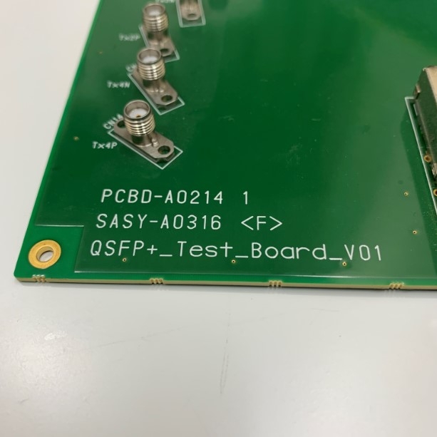 Bảng Mạch Performance Test Board PCBD-A0214 1 SASY-A0316 <F> QSFP+_TEST_Board_V01