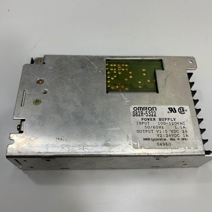 Omron S82R-5328 DC 5V 2A 24V 1A Power Supply Input 100 - 120VAC Hàng Original Theo Thiết Bị Đã Qua Sử Dụng in JAPAN