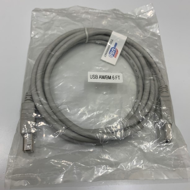 Cáp USB 2.0 Cable Type A to Type B Dài 3M TID 60000467 USB Printer, PLC 10FT