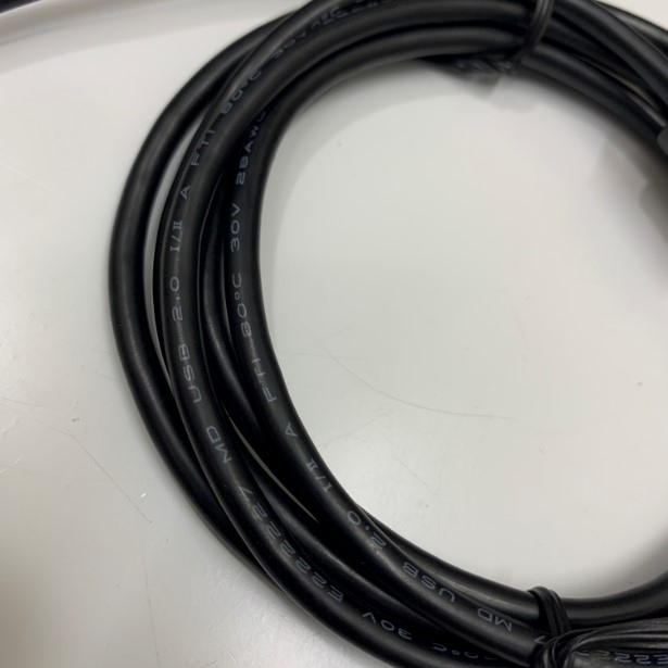 Cáp USB 2.0 Cable Type A to Type B Dài 1.8M USB Printer, PLC