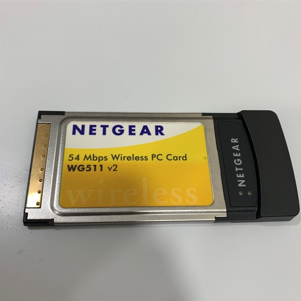 PCMCIA CardBus 54mm to Wireless Netgear WG511V2 54Mbps 802.11g Wireless Adapter