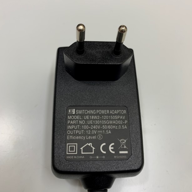 Adapter 12V 1.5A 18W UE18W2 Connector Size Hirose HR10A-7P-6S73 6 Pin Female For Omron Sentech STC/FS Series Industrial Camera Power Supply Connector HR10A-7R-6PB Hirose