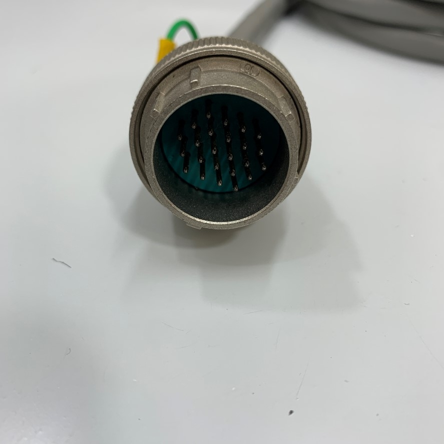 Cáp Kết Nối Máy Công Nghiệp JAE Circular 24 Pin Male to Female Connector SRCN Series Cable 6.5Ft Dài 2M For Denso Robot, HGR Industrial Surplus