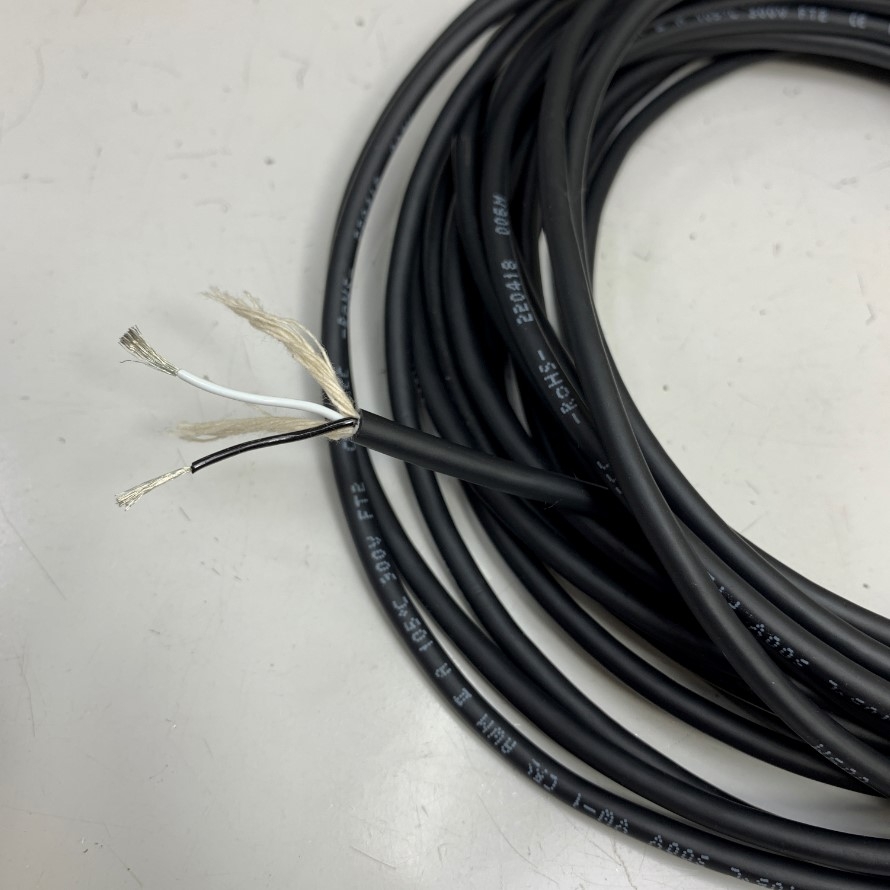 Cáp Điều Khiển 10M 33ft IMOTPEV-S 22AWG × 2C (0.3SQ) E211405 UL 2517 105°C 300V VW-1 For Industrial Power Robot Cable