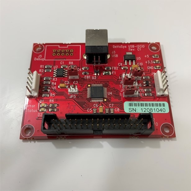 Bo Mạch DeVaSys USB-I2CIO Rev: C1 USB-to-I2C with I/O Interface Board