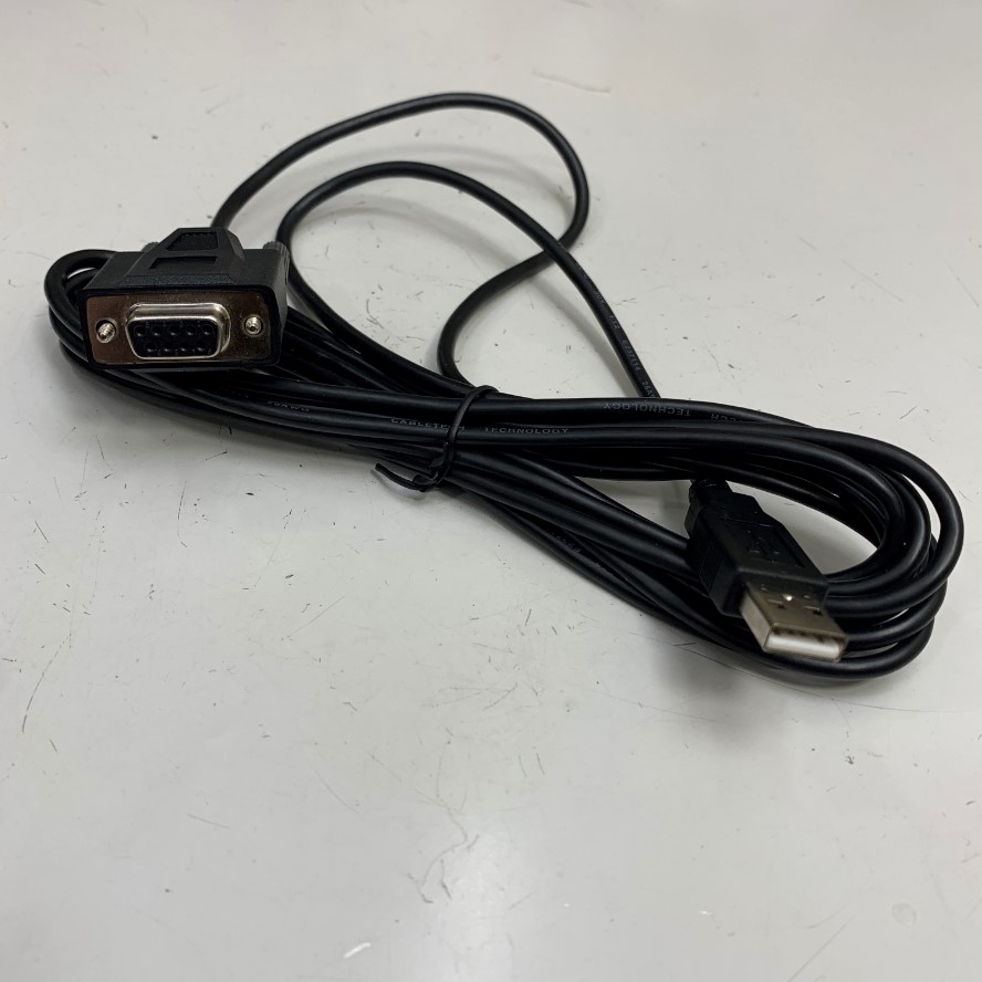 Cáp 3M 10ft Dell Serial DB9 Female to USB Cable WY835 (CN-0WY835-28298-72C-0420) Console Password Reset Cable For Dell PowerConnect and Force10 Switches