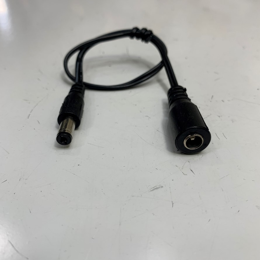 Cáp 0.3M DC Power Extension Cable Max 2A Connector Tip Size 5.5mm x 2.1mm Male to Female Power Cable Cord