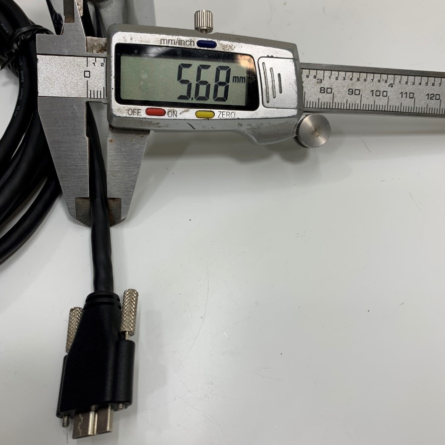 Cáp CBL-PD302MBS-3M Dài 3M 10ft USB3.0 AM-Micro B Screws Locking For Keyence VK-X3000 Series 3D Laser Scanning Microscope