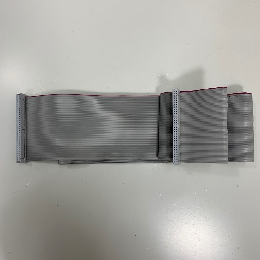 Cáp IDC 64 Pin Connector Gray Wire Flat Ribbon Cable Connector Length 1M 2.54mm Pitch