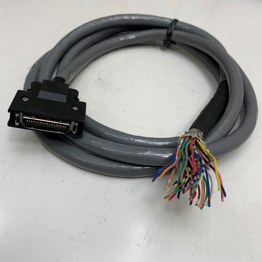 Cáp 2M 6.5ft DV0P4510 Panasonic MINAS A4P Series Connector CN X5 Servo Driver Interface MDR 36 Pin I/O Control Shielded Cable SPMC-36 KANEKO CORD 36 Core x 0.15mm² OD Ø 11mm Gray