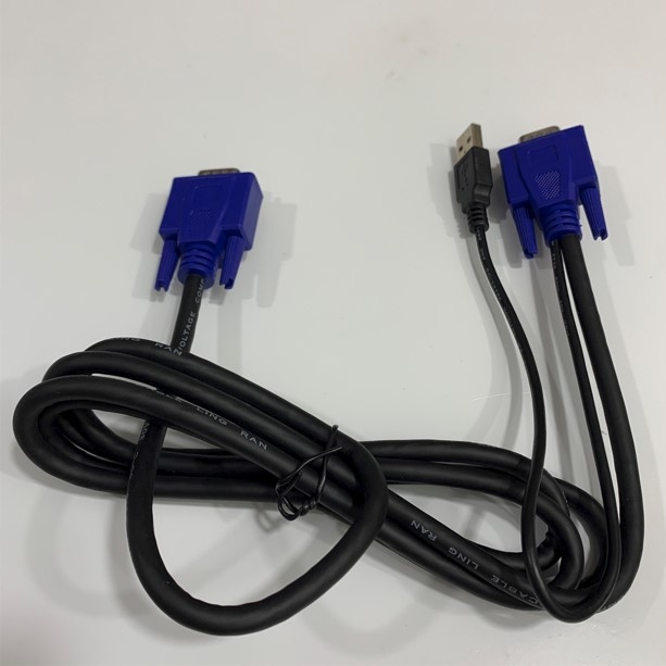 Cáp Điều Khiển 2-in-1 VGA/USB KVM Switch Cable 1.8M For Rackmount USB KVM Switch With Rack Mount Kit