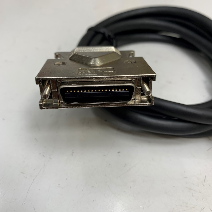 Cáp 1.6M 5.3ft DV0P4360 Panasonic MINAS A4P Series CN X5 Servo Driver I/O Control Cable Connector Molex MDR 36 Pin Male With Screw to 36 Core Ends 36 OD Ø 8.0mm Black