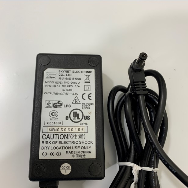 Adapter 7.5V 2.4A SKYNET Connector Size 5.5mm x 2.5mm For MÁY XN NƯỚC TIỂU URILYZER 100 PRO URINE ANALYZER