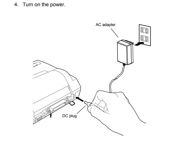 Adapter OEM PW-C0725-W2-B Dùng Cho Máy In Nhiệt 7.5V 2.4A SKYNET Connector Size 5.5mm x 2.5mm DC + C – For DPU-414-30B-E DPU-414-40B-E Seiko Printer