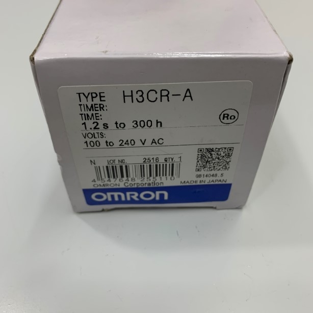 Bộ Đặt Thời Gian OMRON H3CR-A YW2012 100 to 240 VAC (50/60 Hz) 5A 250VAC 5A 30VDC