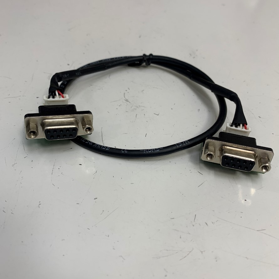 Cáp 0.5M RS232 Straight Through 3 Wire DB9 Female to DB9 Female Solderless Terminal