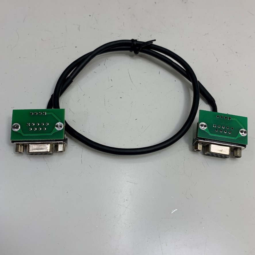 Cáp 0.5M RS232 Straight Through 3 Wire DB9 Female to DB9 Female Solderless Terminal